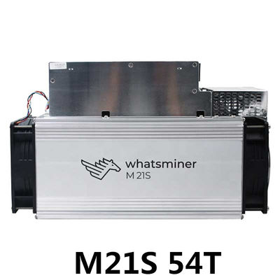 Используемая горнорабочий Asic Whatsminer M21S 54Th 3240W SHA256 подержанная Microbt