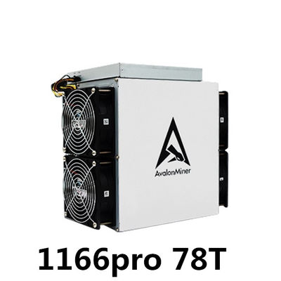 Горнорабочий A1166 Pro 78T 12V Bitcoin Canaan AvalonMiner 1166 Pro 78T Avalon